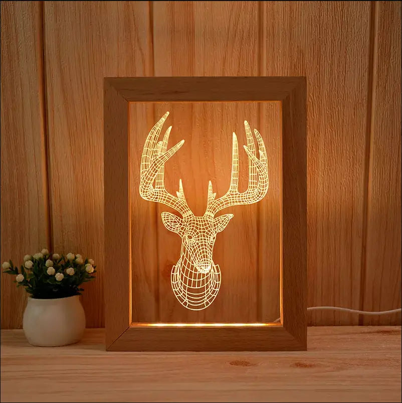 Mega Power Customized Engrave Light Frame