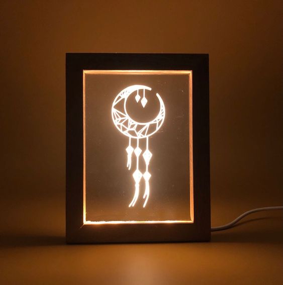 Mega Power Customized 3D Acrylic Light Frames.