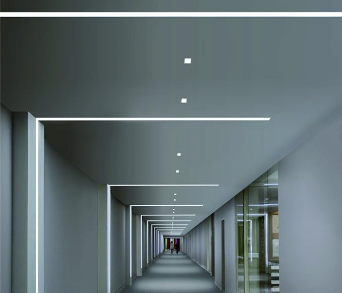 Mega Power Profile Light 10mm Open Aluminum with Diffuser – 3 Meter (10ft) | LED Strip Channel.
