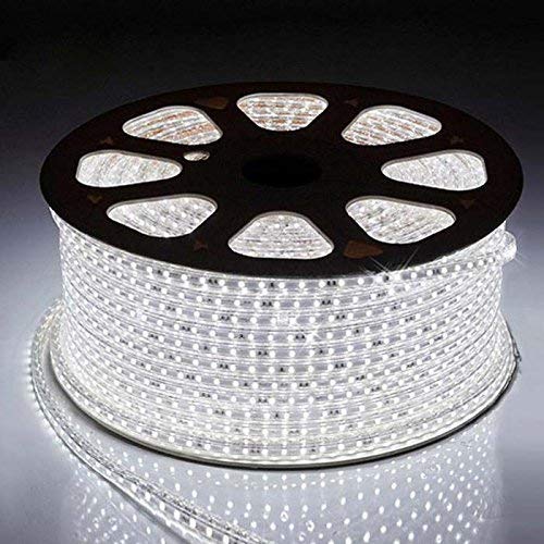 Mega Power LED White Rope Light, 220V, 10 meters-70 meters with Lead.
