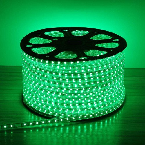 Mega Power LED Green Rope Light, 220V, 10 meters-70 meters with lead