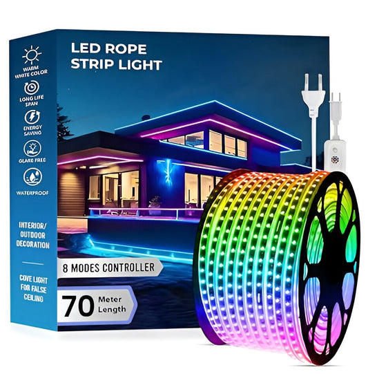 Mega Power LED RGB Rope LIGHT, 16  COLOR CHANGING REMOTE CONTROL RGB 5050 MODEL.