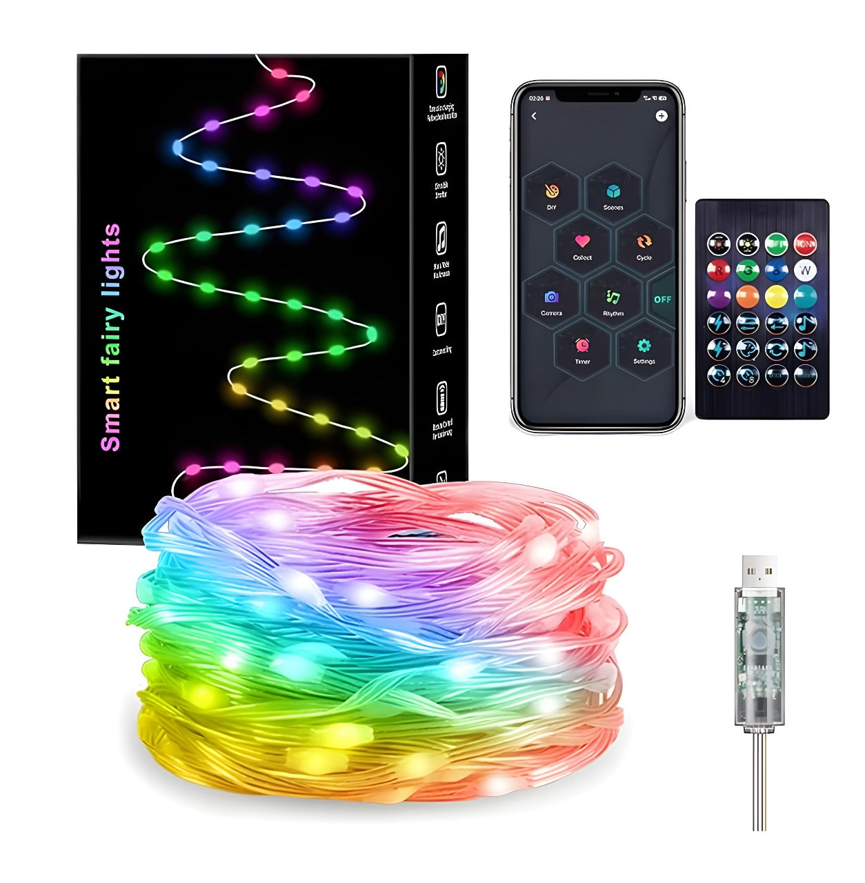 Mega Power Smart RGB Fairy Light.