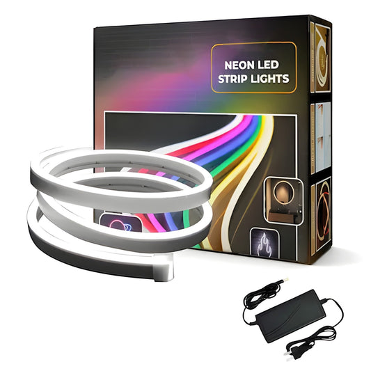 Mega Power Neon 5 Meters Strip, 12volts With Adapter.