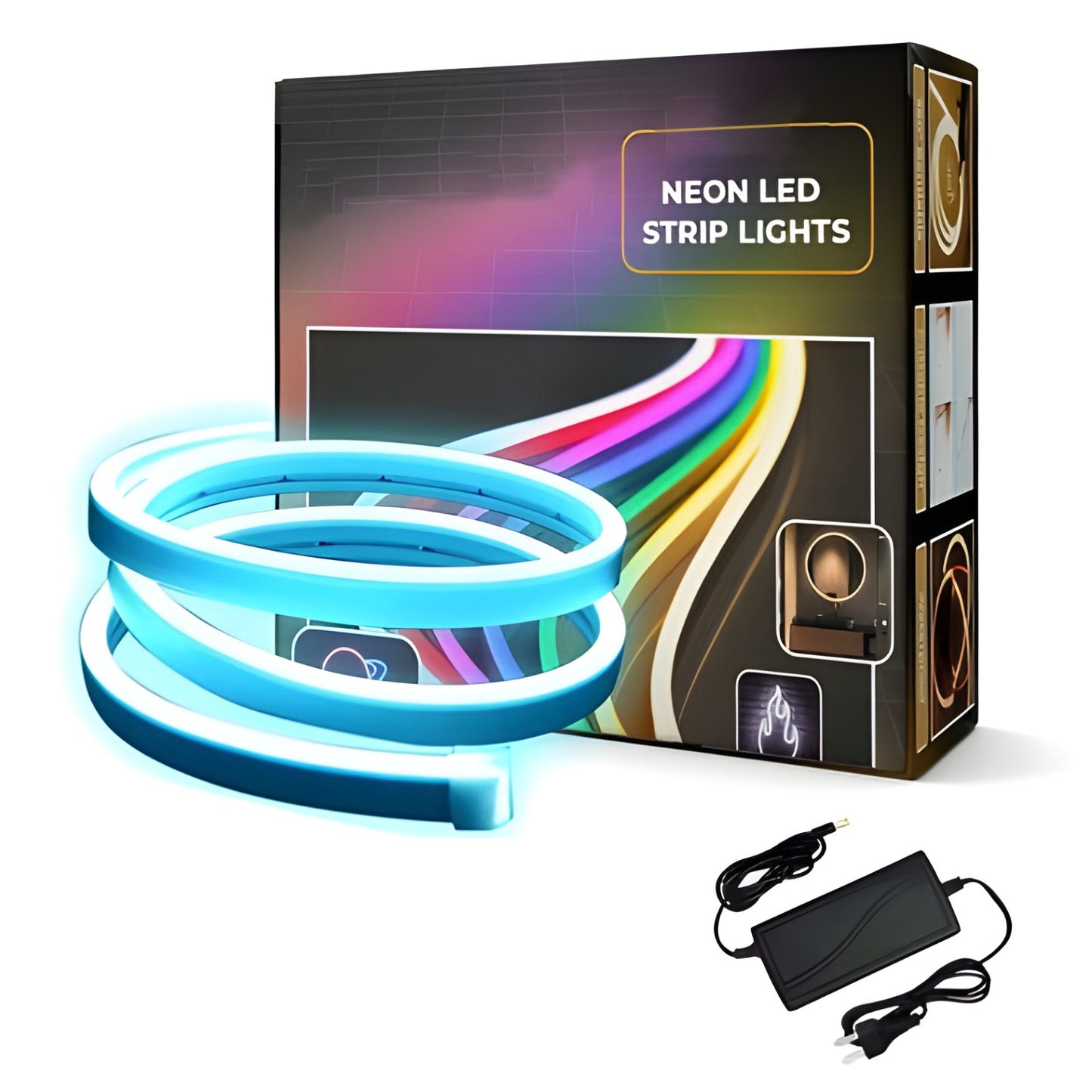 Mega Power Neon 5 Meters Strip, 12volts With Adapter