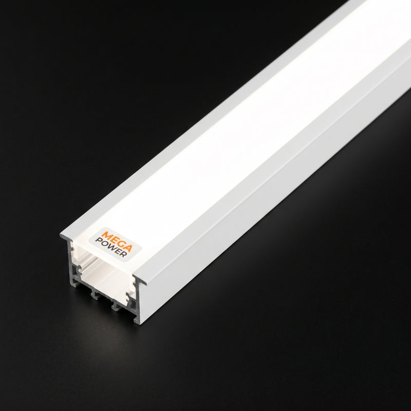 Mega Power Aluminum LED Profile Channel with Diffuser