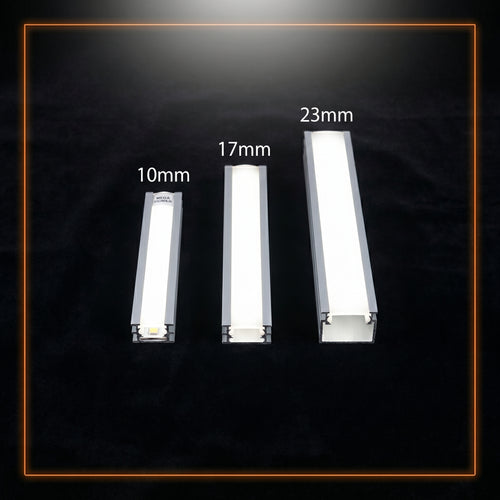 Mega Power Aluminum LED Profile Channel with Diffuser
